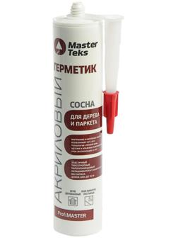 Герметик MasterTeks Profmaster, для дерева и паркета, акриловый, сосна, 290 мл