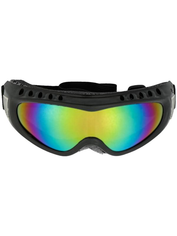 Очки для езды на мототехнике, стекло хамелеон, цвет черный