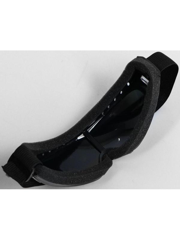 Очки для езды на мототехнике, стекло хамелеон, цвет черный