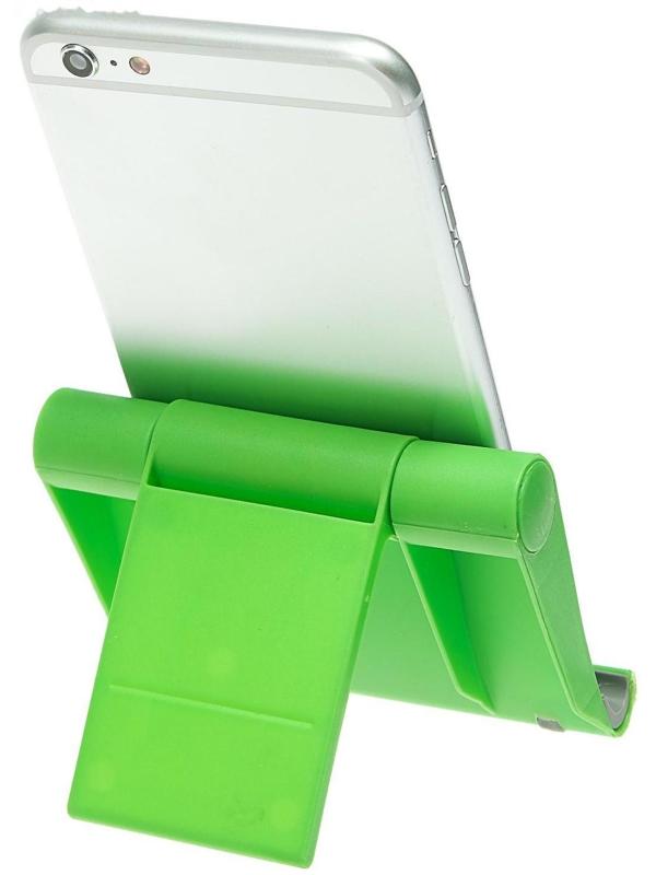 Подставка для телефона LuazON, складная, регулируемая высота, зелёная