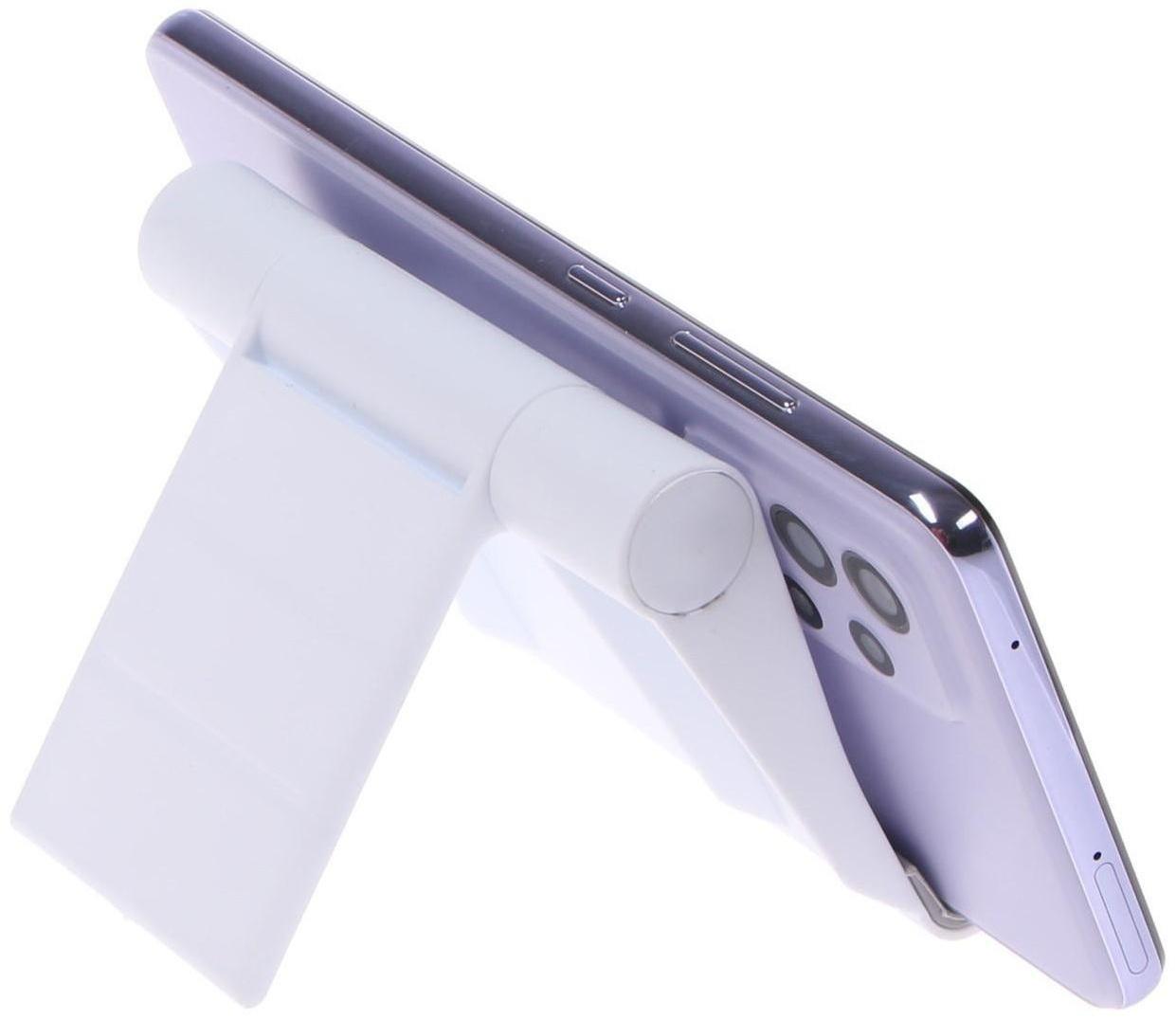 Подставка для телефона LuazON, складная, регулируемая высота, белая