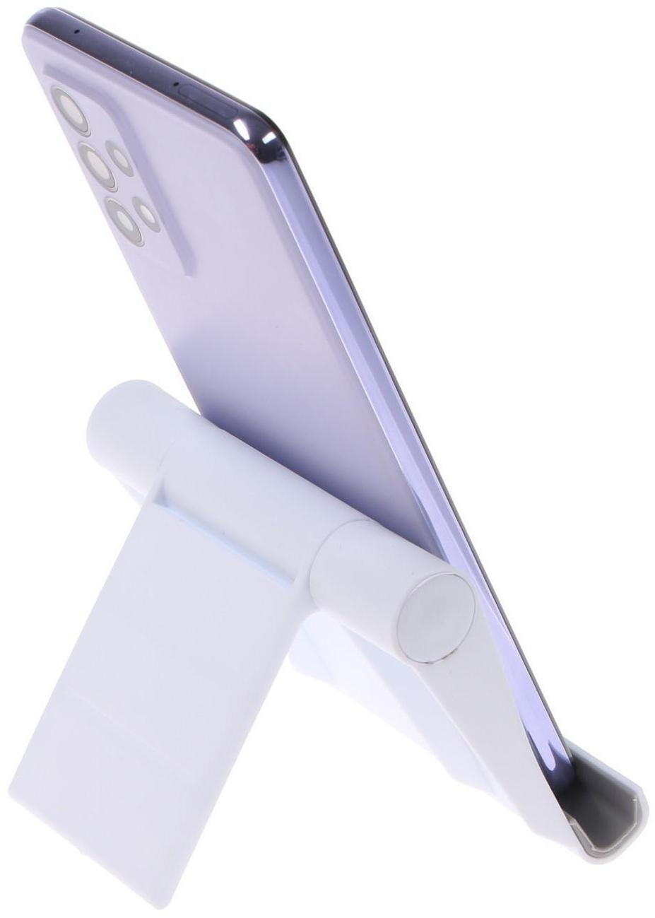 Подставка для телефона LuazON, складная, регулируемая высота, белая