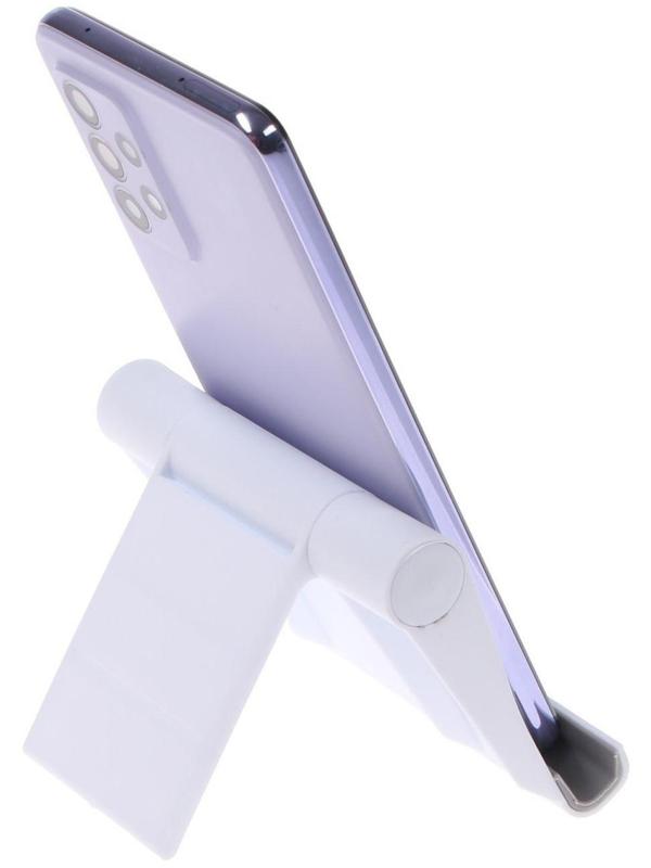 Подставка для телефона LuazON, складная, регулируемая высота, белая