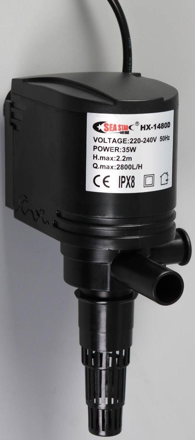 Помпа аквариумная Sea Star HX-1480D, 2800 л/ч, 35 Вт, высота подъема воды 2,2 м