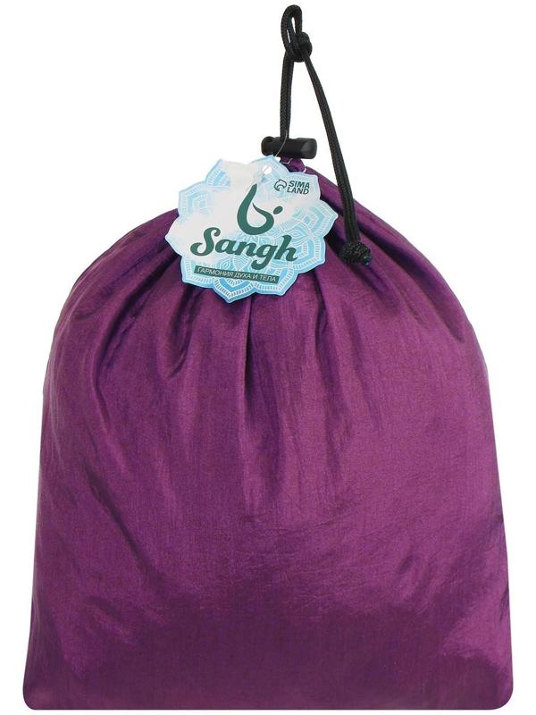 Гамак для йоги 250 × 140 см, цвет фиолетовый