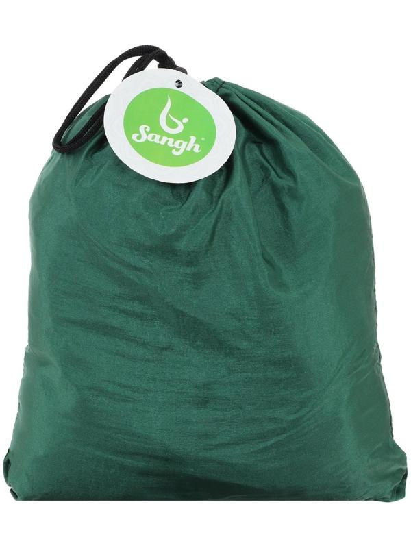 Гамак для йоги 250 × 140 см, цвет зелёный