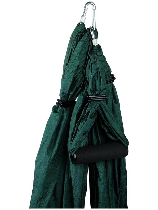 Гамак для йоги 250 × 140 см, цвет зелёный