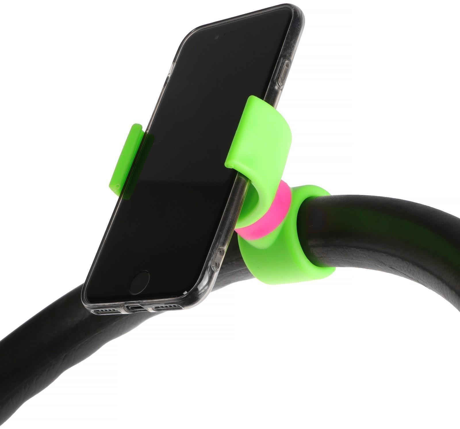 Держатель телефона на руль, поворотный, микс