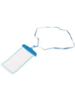 Водонепроницаемый чехол для телефона LuazON, 17х10 см, с отражателем, два фиксатора, МИКС