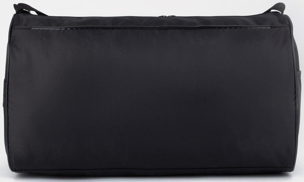 Сумка спортивная Never give up, на молнии, наружный карман, цвет чёрный