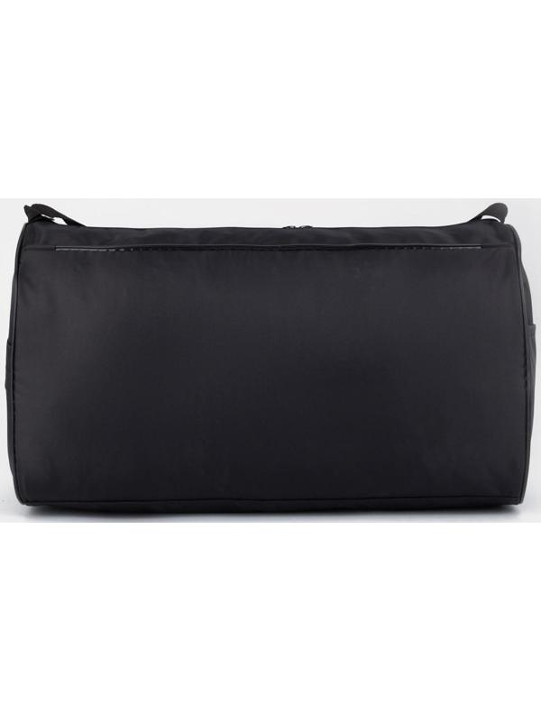 Сумка спортивная Never give up, на молнии, наружный карман, цвет чёрный