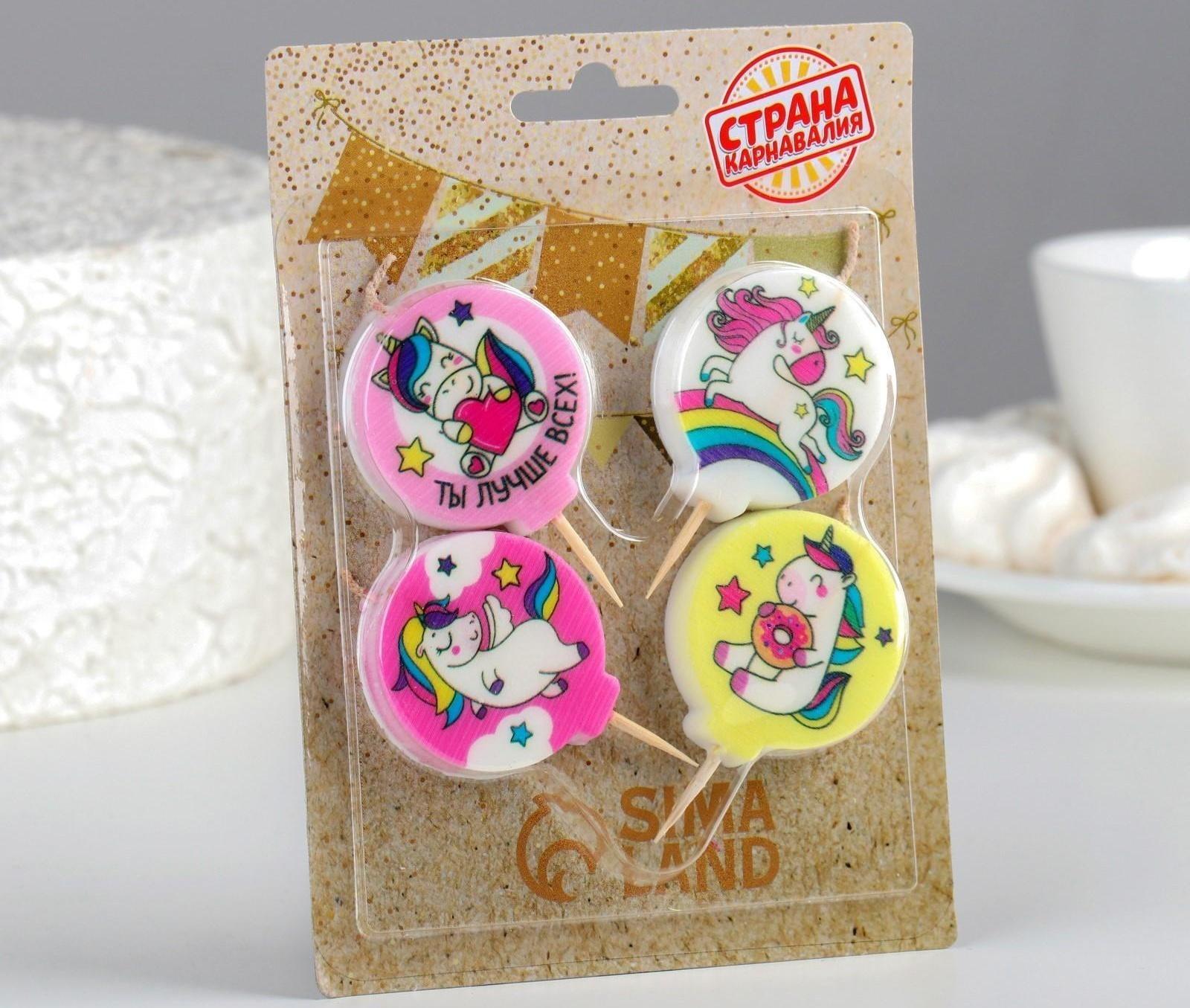 Набор свечей в торт 