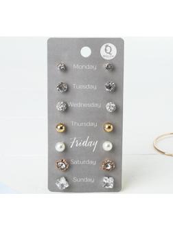 Пусеты 7 пар 