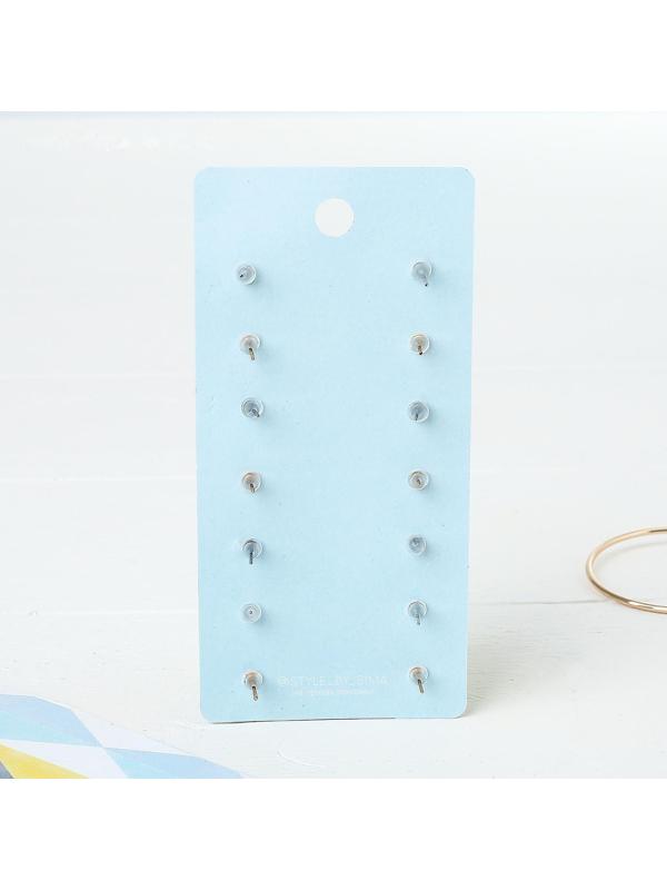 Пусеты 7 пар 