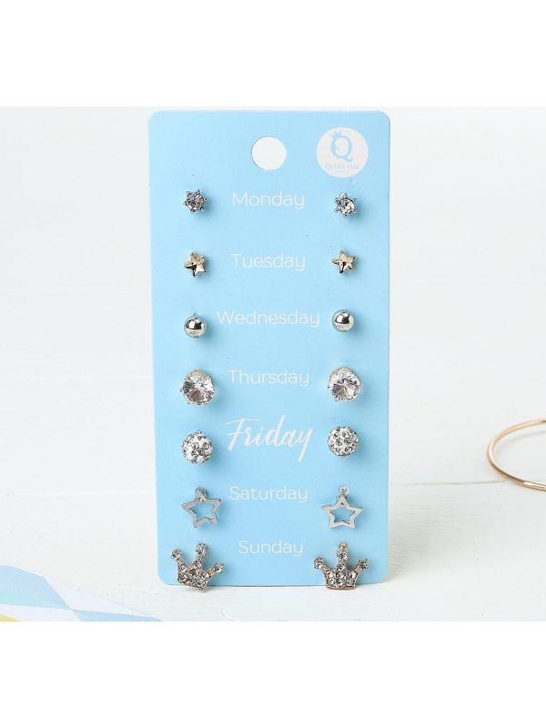 Пусеты 7 пар 