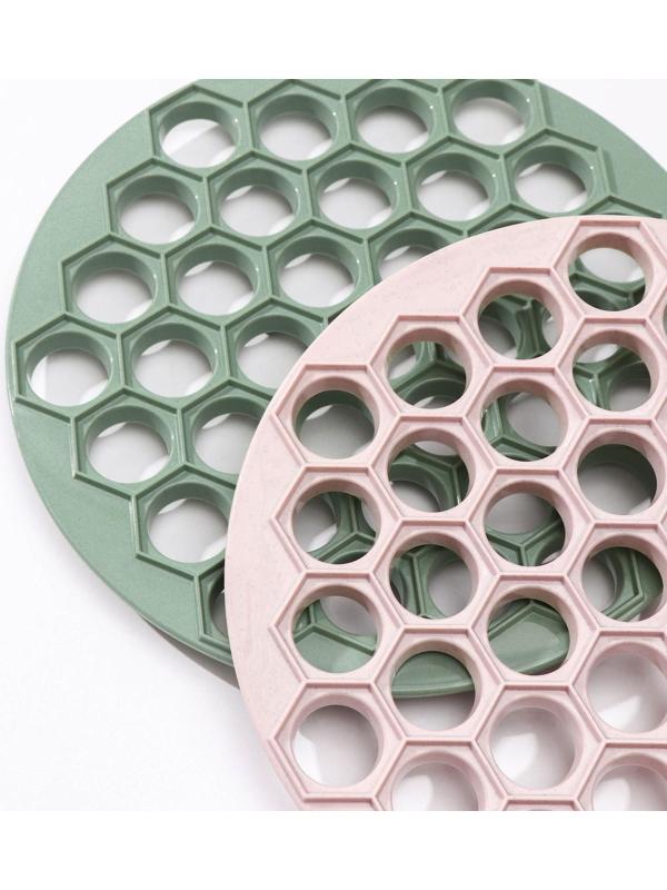 Пельменница, 37 ячеек, d=24,5 см, цвет МИКС