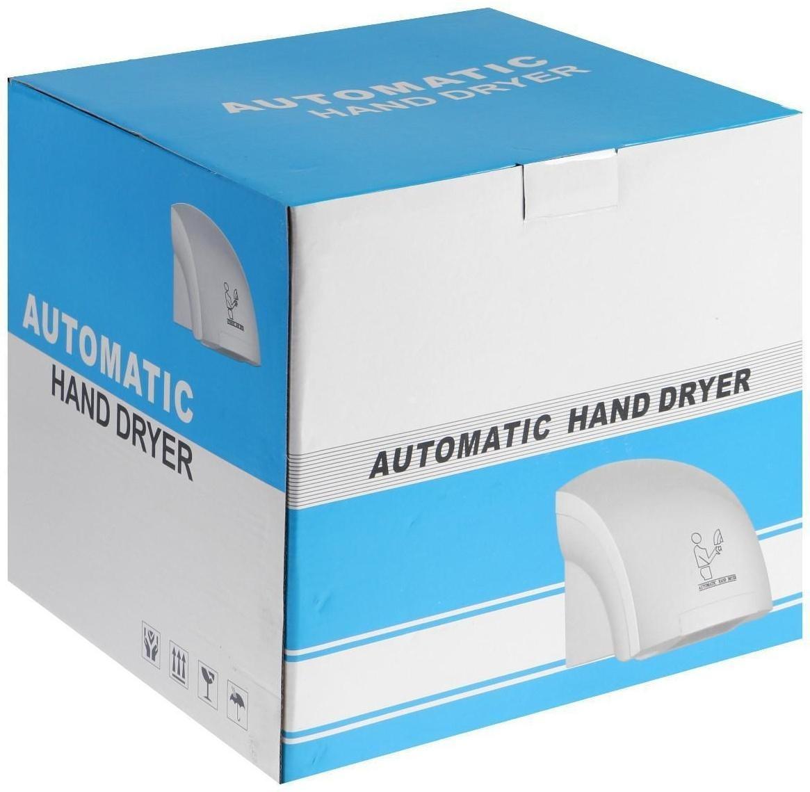 Сушилка для рук Puff-8820, 2 кВт, 240х230х240 мм, белый