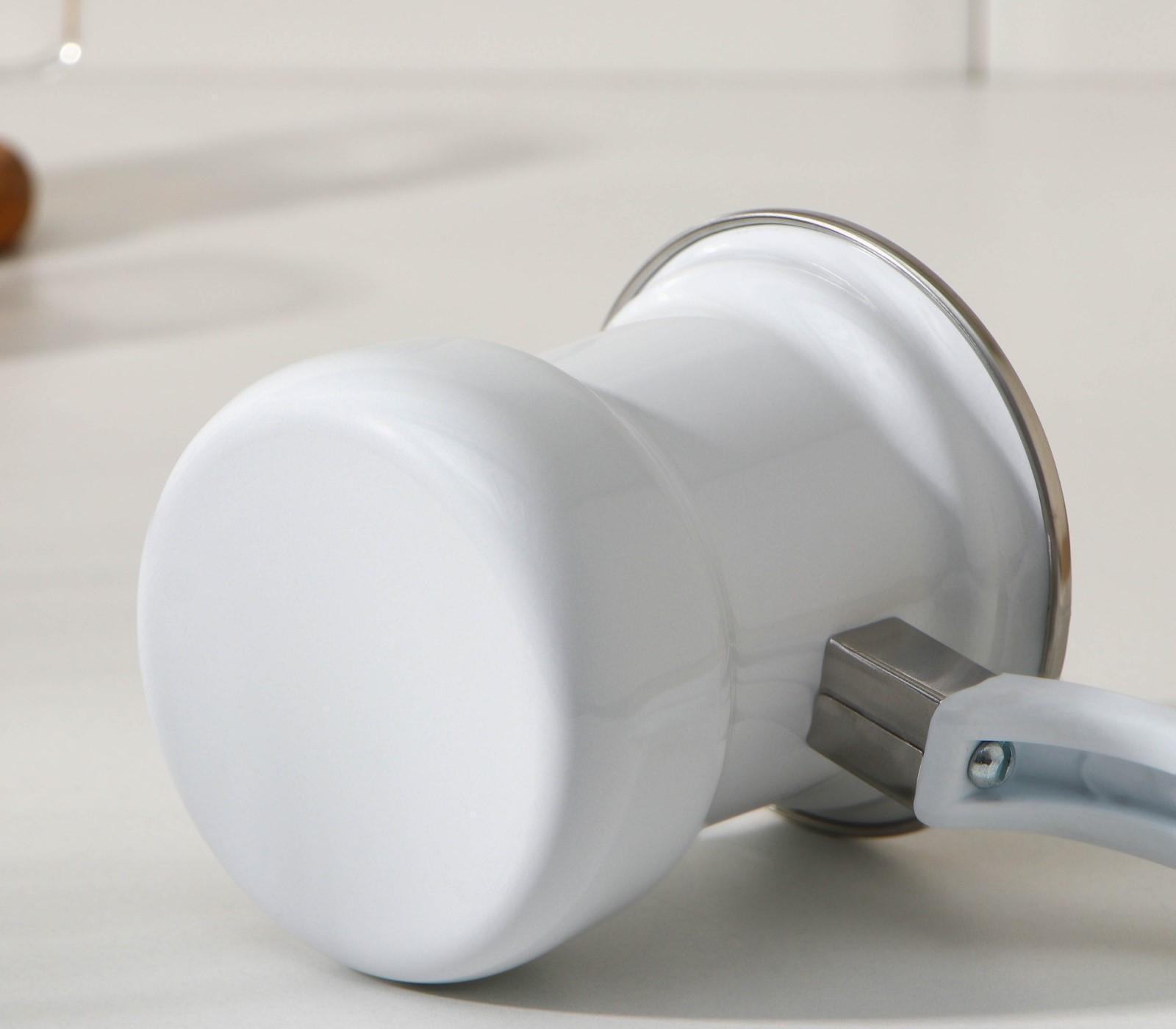 Кофеварка, 400 мл, индукция, цвет белый