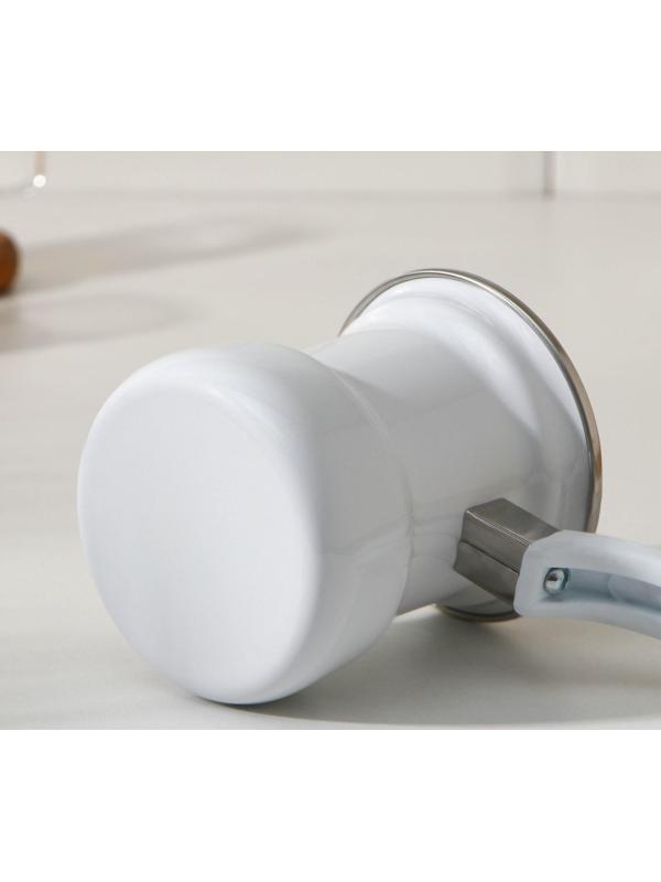 Кофеварка, 400 мл, индукция, цвет белый