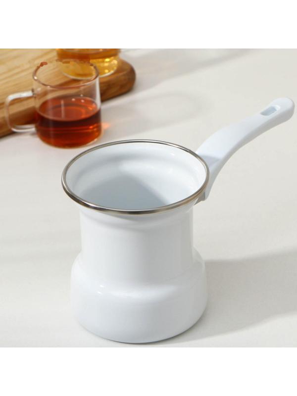 Кофеварка, 400 мл, индукция, цвет белый