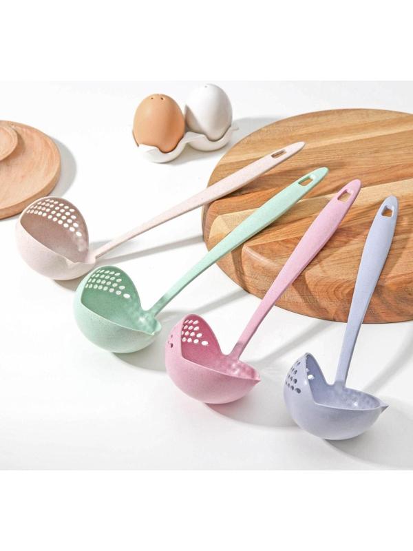 Половник-шумовка, 27 см, цвет МИКС