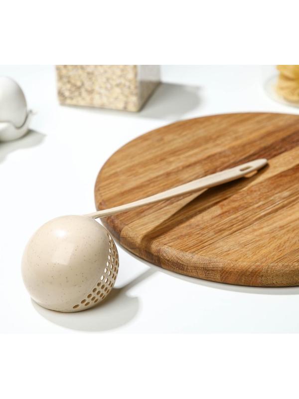 Половник-шумовка, 27 см, цвет МИКС