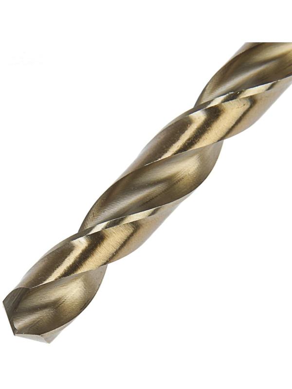 Сверло по металлу ТУНДРА, HSS-Co (5% кобальта), цилиндрический хвостовик, 9 мм