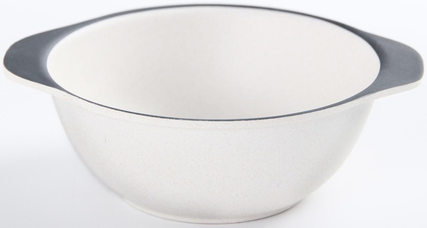 Миска детская из бамбука, цвет МИКС, 230 мл, 13,5х11,5х4,5