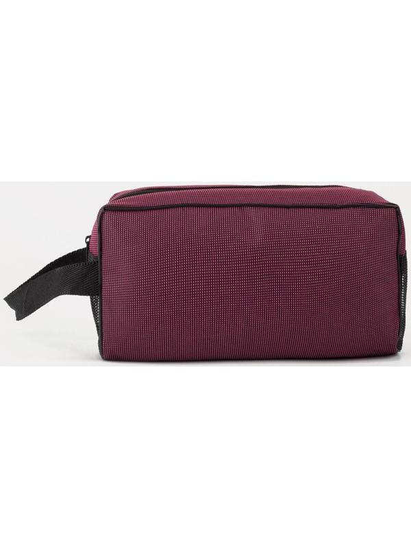 Косметичка на молнии, цвет бордовый