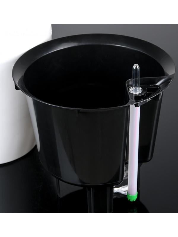 Кашпо с автополивом «Комфорт», 12 л, цвет белый