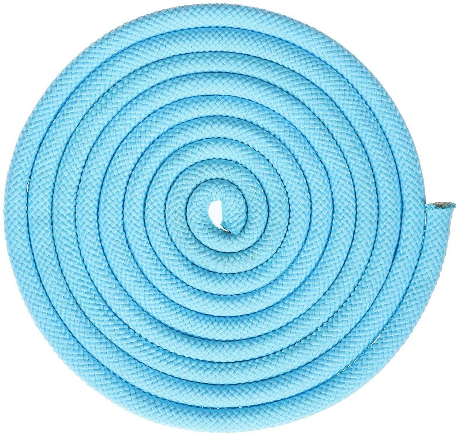 Скакалка гимнастическая, длина 3 м, цвет голубой