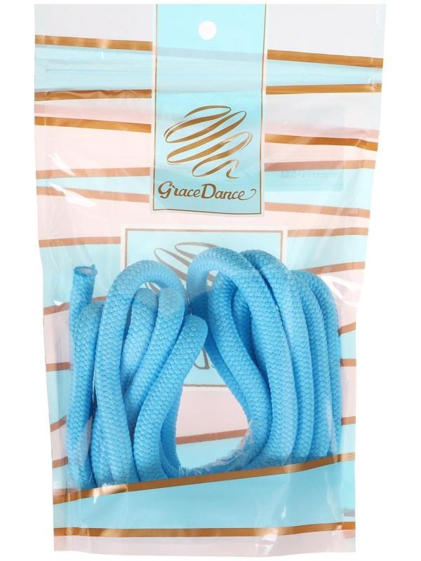 Скакалка гимнастическая, длина 3 м, цвет голубой