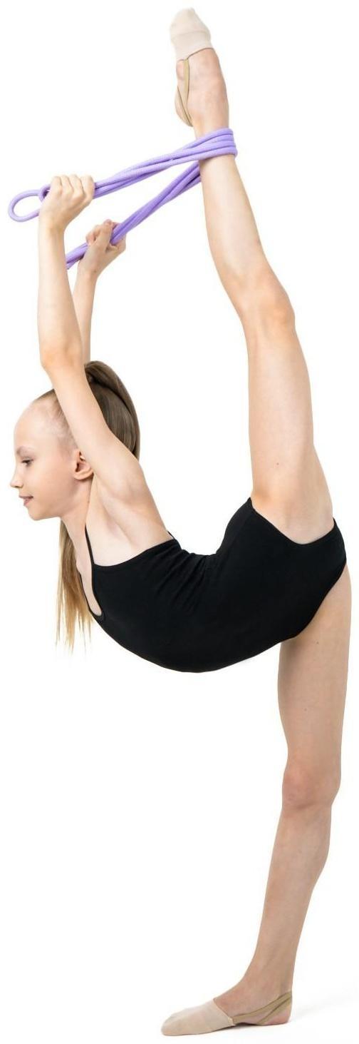 Скакалка гимнастическая, 3 м, цвет сиреневый