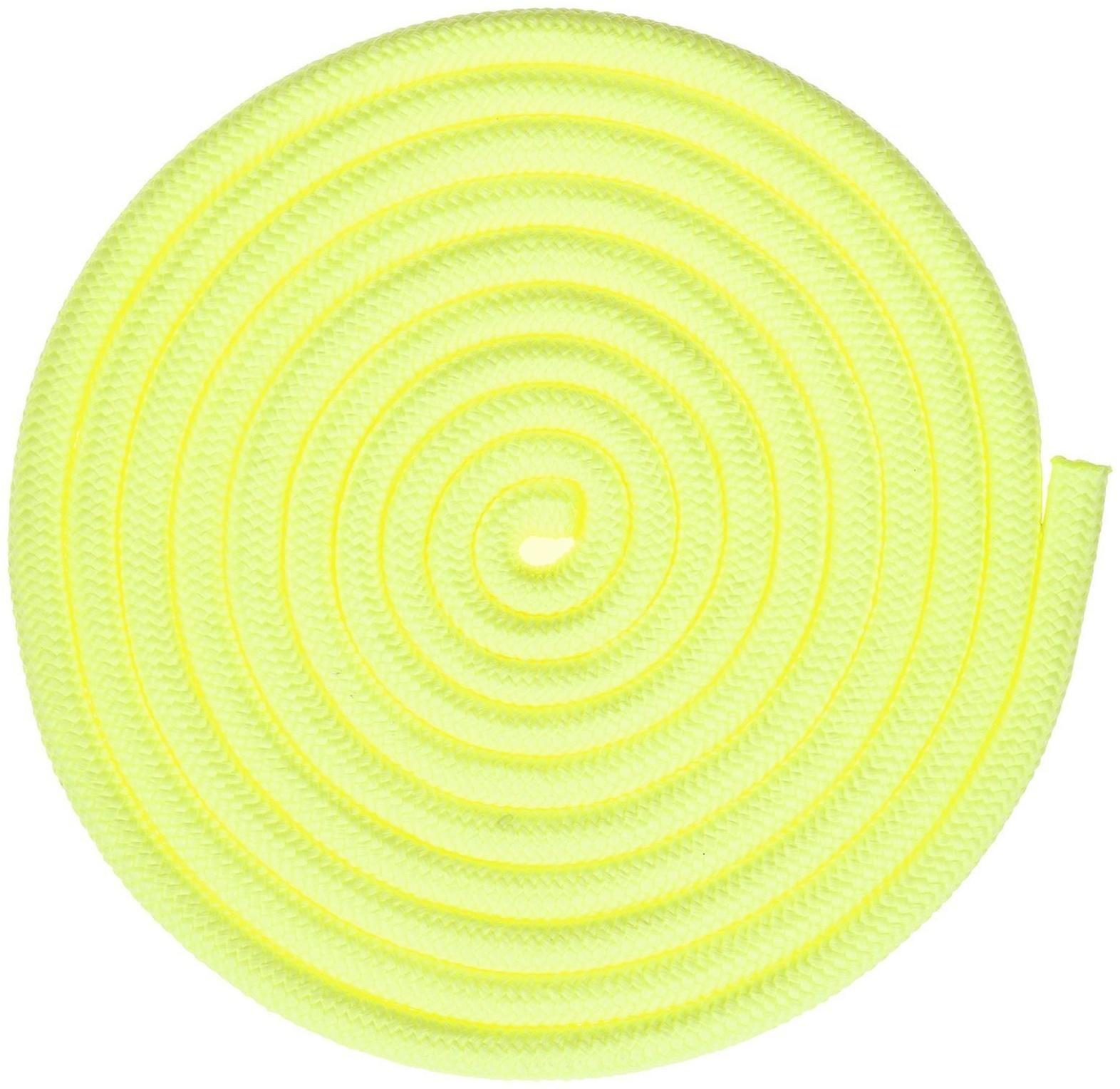 Скакалка гимнастическая, 3 м, цвет неон жёлтый