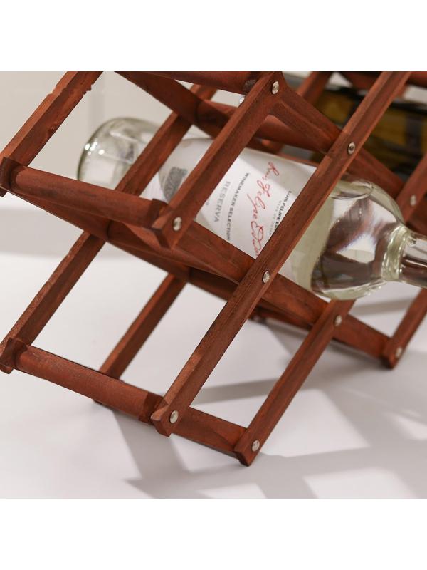 Подставка для бутылок «Бордо», бук