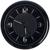 Часы автомобильные, внутрисалонные, d 4.5 см, черный циферблат