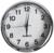 Часы автомобильные, внутрисалонные, d 4.5 см, белый циферблат