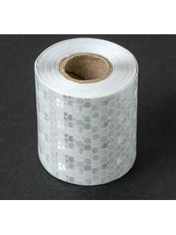 Светоотражающая лента TORSO, самоклеящаяся, белая, 5 см х 3 м