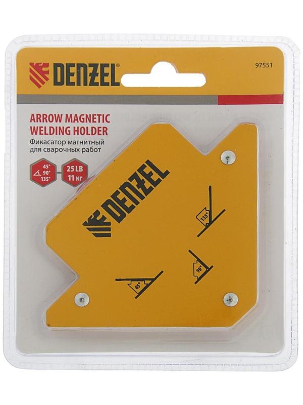Магнитный угольник Denzel 97551, для сварочных работ, усилие 11 кг, 45, 90, 135°