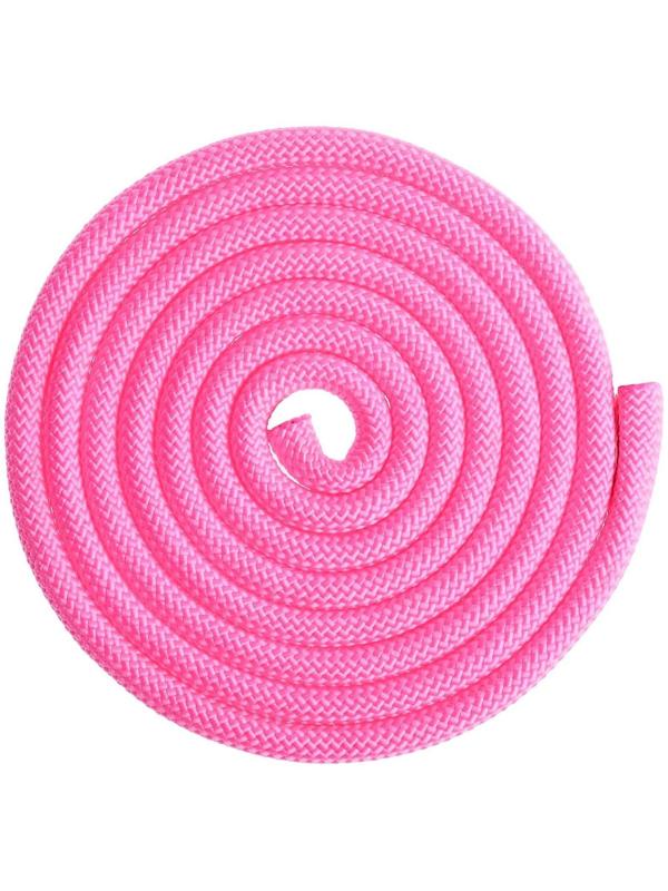 Скакалка гимнастическая утяжелённая, 3 м, 180 г, цвет неон розовый