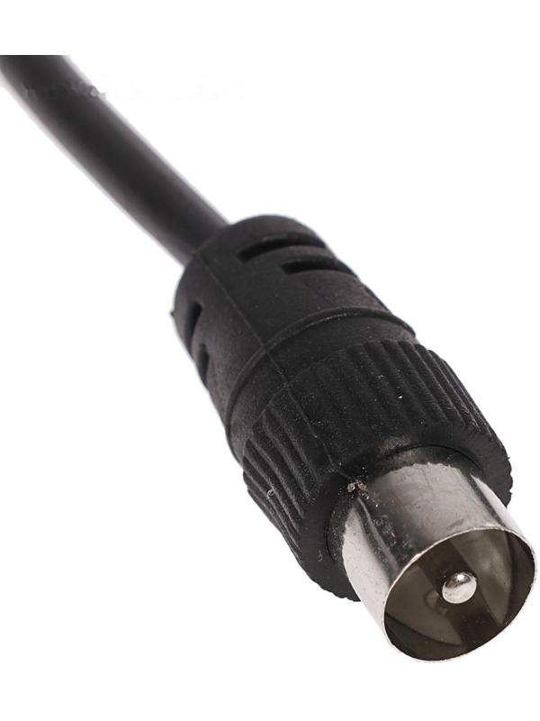 Антенна цифровая, комнатная, пассивная, 3 секции, 60 см, на подставке, кабель 1 м