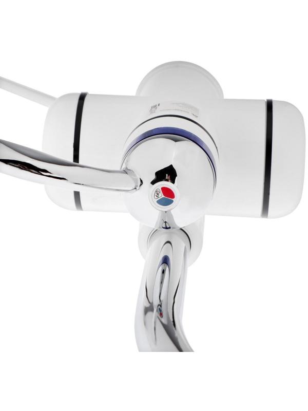 Кран-водонагреватель Luazon LHT-02, проточный, 3 кВт, 220 В, белый