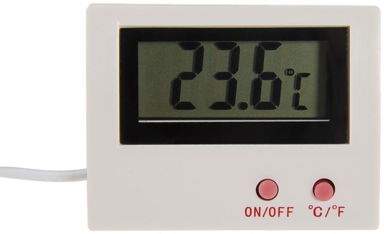 Термометр LTR-10, электронный, с уличным датчиком, белый