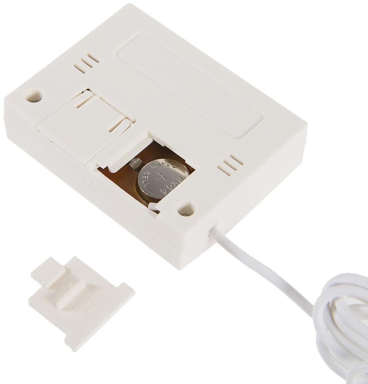 Термометр LTR-10, электронный, с уличным датчиком, белый