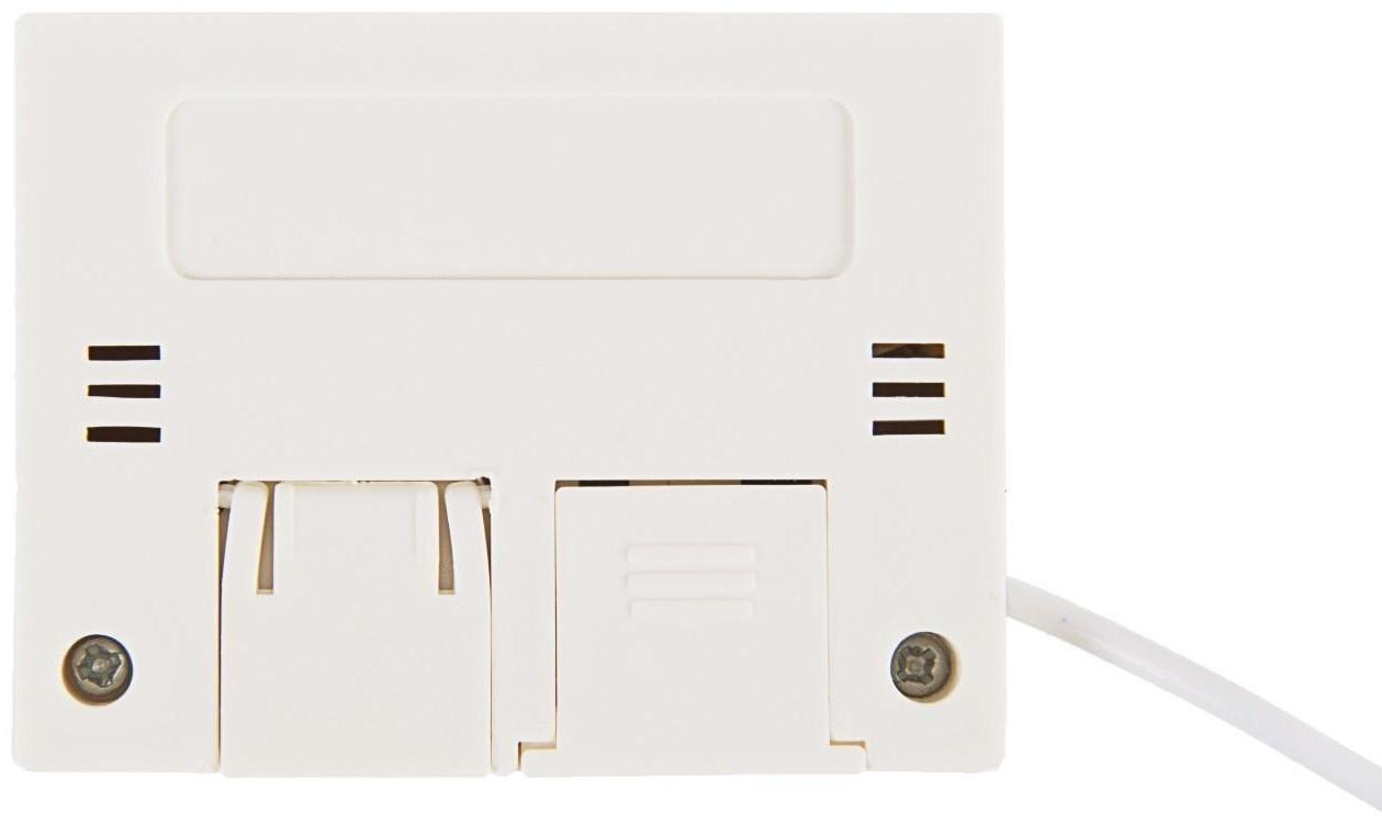 Термометр LTR-10, электронный, с уличным датчиком, белый