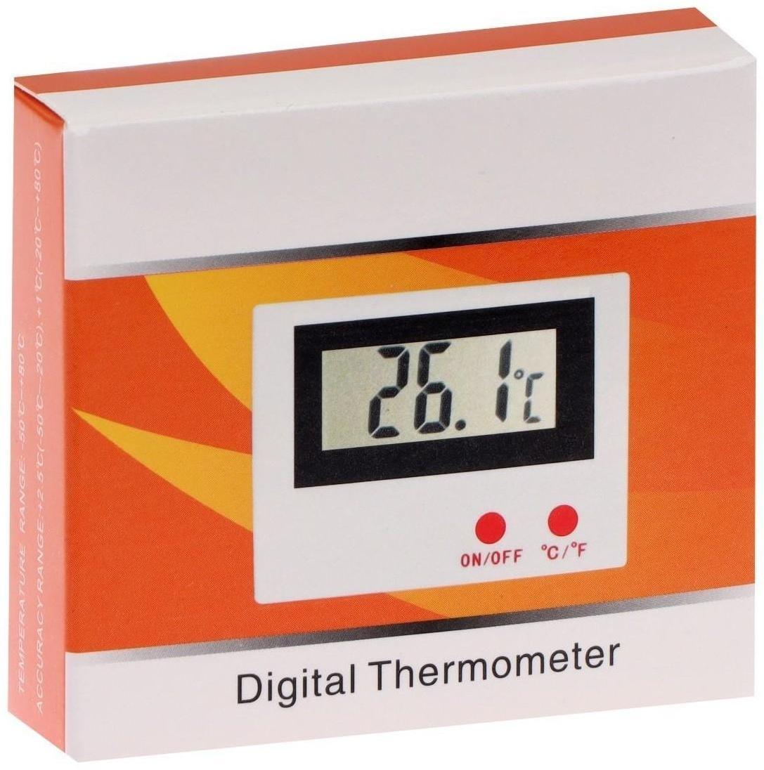 Термометр LTR-10, электронный, с уличным датчиком, белый