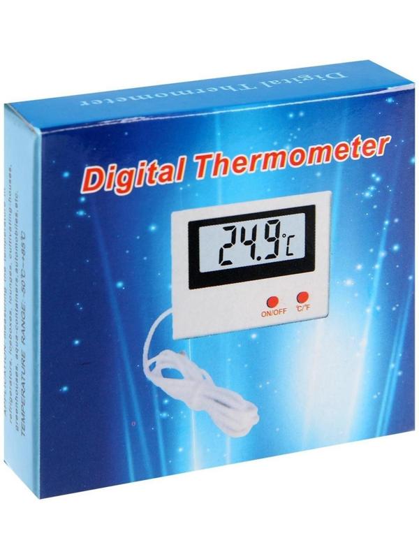 Термометр LTR-10, электронный, с уличным датчиком, белый