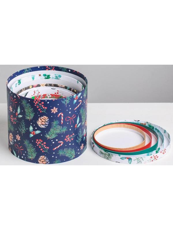 Набор подарочных коробок  5 в 1 «Европейский», 13 × 14‒19.5 × 22 см