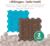 Модульный массажный коврик ОРТОДОН, набор №8 «Лесная тропинка»