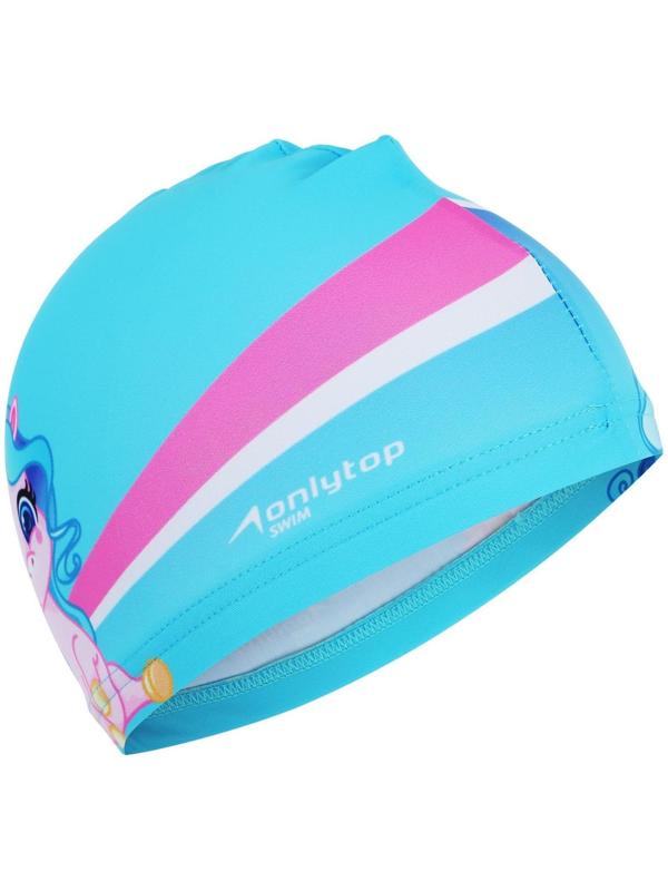 Купальник для девочек + шапочка, комплект, р. 32, рост 122 см, обхват 46-52 см